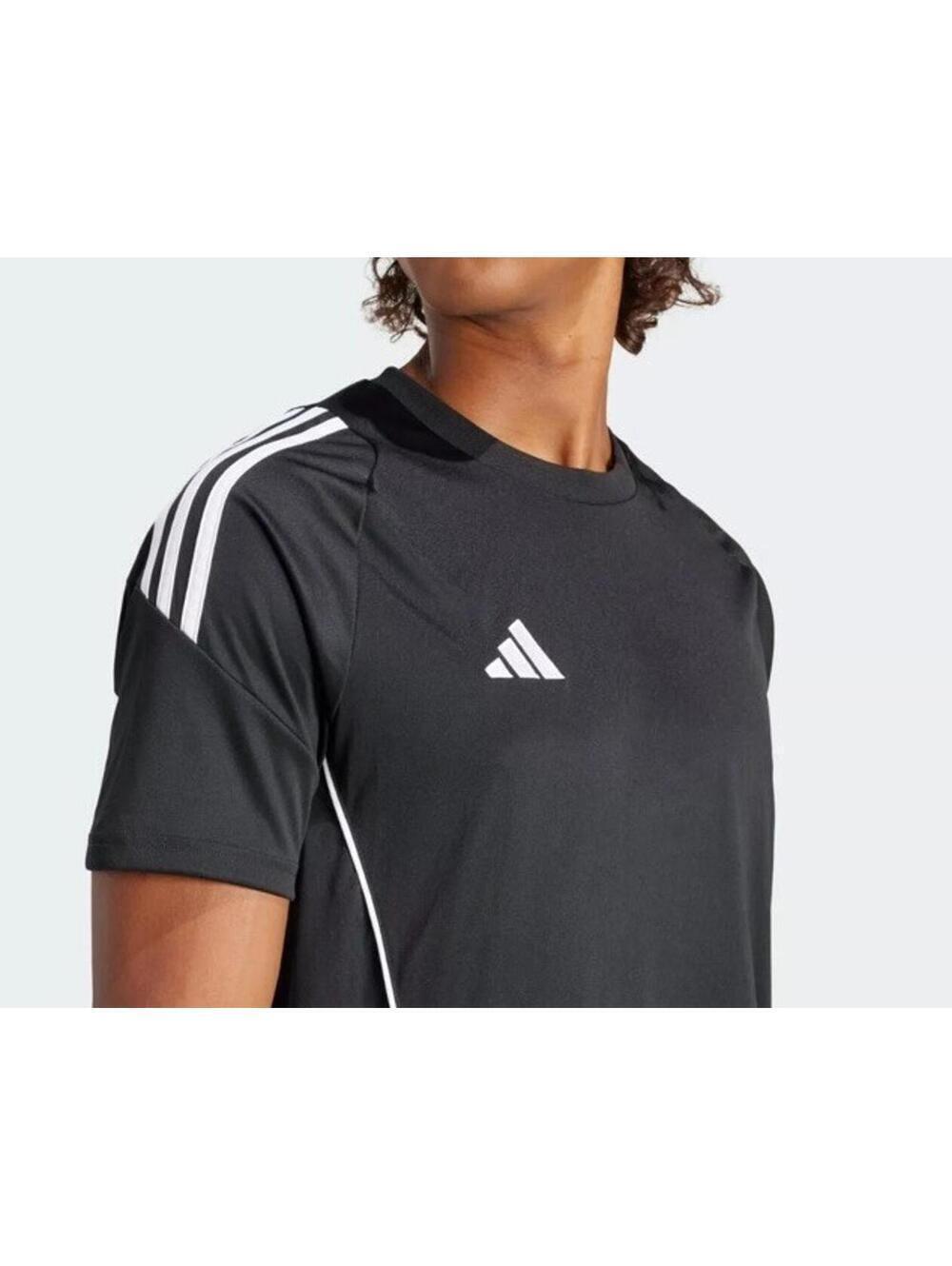 $40 Adidas Mens T Shirt Tiro 24 Crew Football Top Aeroready Black S IJ7676